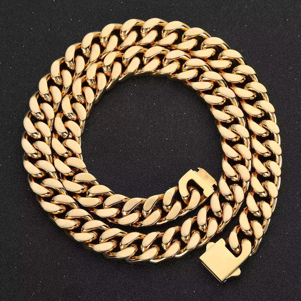 10MM CLEAN CUBANA CHAIN - GOLD