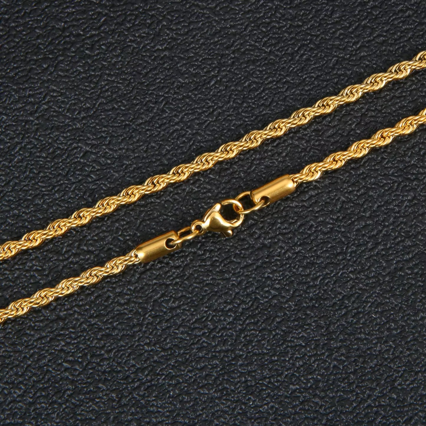 3MM ROPE BRACELET - GOLD