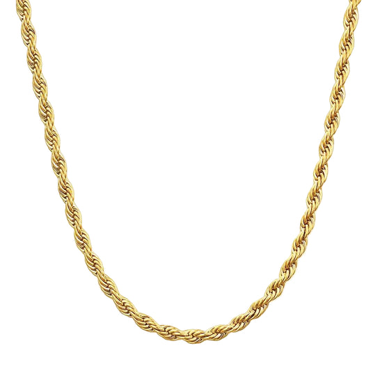3mm ROPE CHAIN GOLD